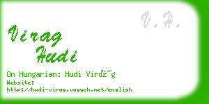 virag hudi business card